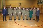 Uroczystość mianowania uczniów klas wojskowych w PCE